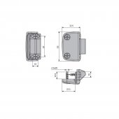 Contraplaca Reglabila pt PVC/Lemn Antipanica FAPIM 