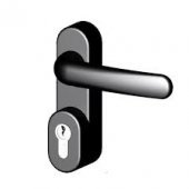 Manere antipanica tip buton PUSH PAD 1 pct. cu maner ext. si cheie