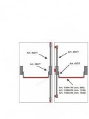 Mecanisme antipanica usa 2 canate – inch. in 5 pct. – CU maner ext. si cheie